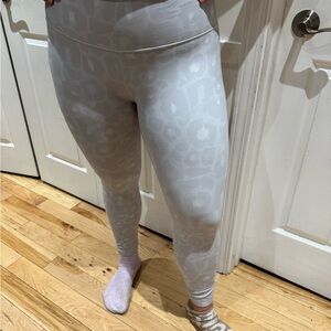 lululemon athletica White Patterned Leggings